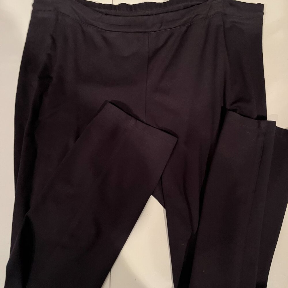 Donna Karan Black Elastic Waist‎ Pants – Size Large, Previously Worn